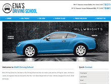 Tablet Screenshot of enadrivingschool.com